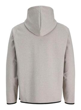 Felpa grigia Jack and Jones Base per uomo