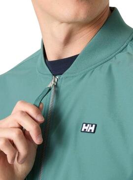 Giacca Helly Hansen Marine bomber verde per uomo