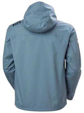 Giacca Helly Hansen Crew Midlayer blu con cappuccio.