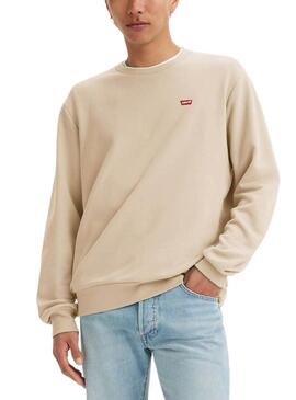 Felpa Levis The Original beige per uomo