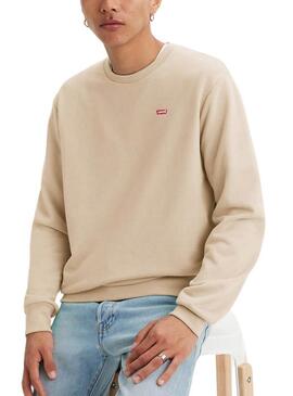 Felpa Levis The Original beige per uomo