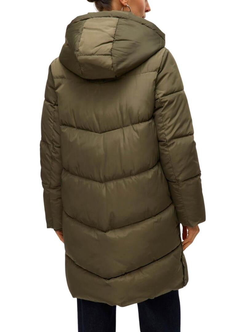 Cappotto trapuntato Vila Halsey verde per donna