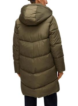 Cappotto trapuntato Vila Halsey verde per donna