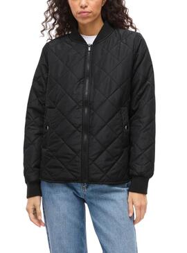 Giacca bomber Vila Vitate nera per donna.