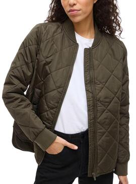 Giacca bomber verde Vila Vitate per donna