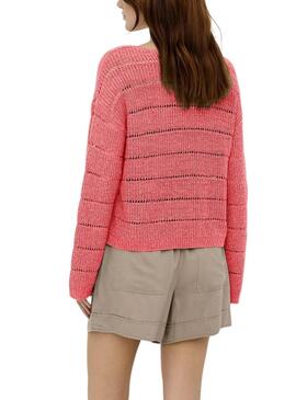 Maglia Only Pamela corallo solo per donna