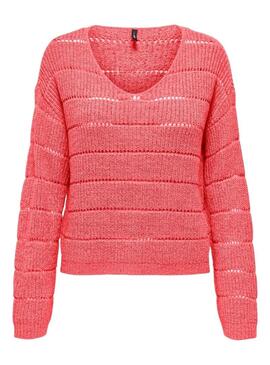 Maglia Only Pamela corallo solo per donna