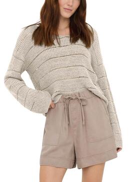 Maglia Only Pamela beige per donna