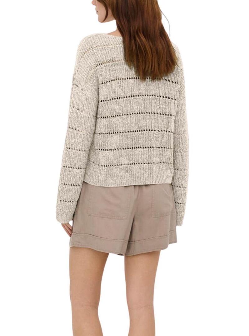 Maglia Only Pamela beige per donna