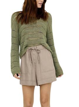 Maglia Only Pamela verde solo per donna