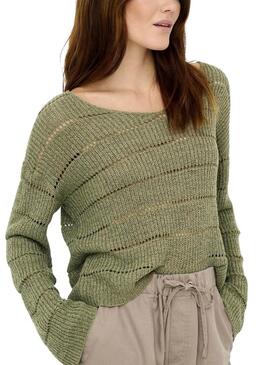 Maglia Only Pamela verde solo per donna