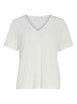 Maglietta bianca Vila Viensa per donna