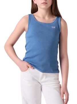 Maglietta Levis Meet And Greet blu per ragazza