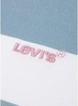 Maglietta Levis Big Stripe blu per bambino
