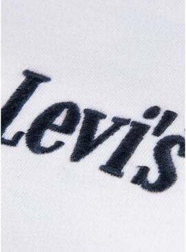Maglietta Levis Classic And Clean bianca per bambino