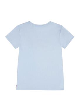 Maglietta Levis Batwing azzurra chiara per bambina e bambino