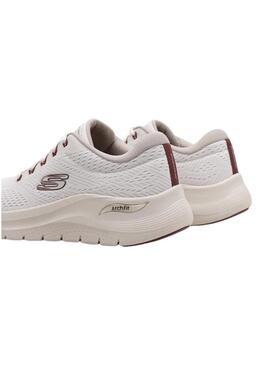 Sneakers Skechers Arch Fit 2.0 bianche sporche per uomo.