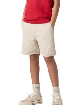 Pantalone chino beige per bambino Levis XX Authentic delle Bermuda.