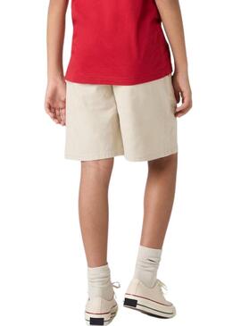 Pantalone chino beige per bambino Levis XX Authentic delle Bermuda.