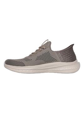 Scarpe Skechers Slade Quinto grigie da uomo