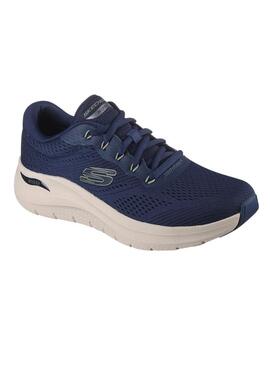 Scarpe Skechers Arch Fit blu scuro da uomo