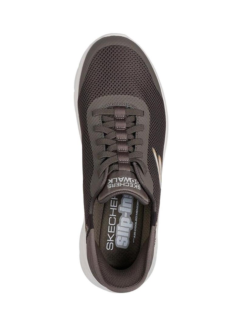Scarpe Skechers Go Walk marroni per uomo
