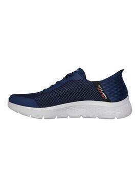 Sneakers Skechers Go Walk blu scuro per uomo.