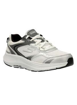 Scarpe da ginnastica Skechers Go Run 2.0 grigio e nero per donna.