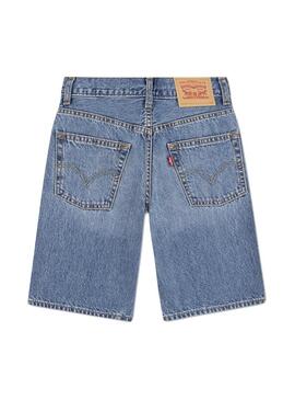 Bermuda in denim Levis Skate blu per bambino
