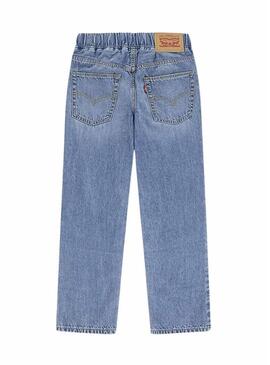 Pantaloni di jeans Levis Baggy Barrel blu per ragazze