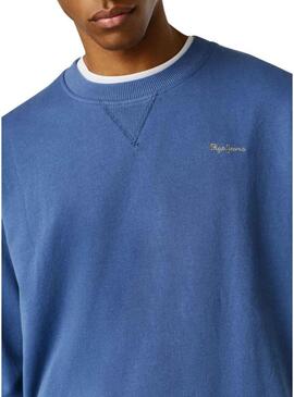 Felpa Pepe Jeans Geo blu per uomo