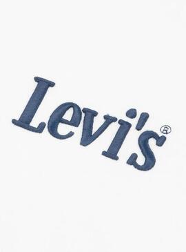 Felpa Levi's Classic And Clean bianca per bambino e bambina