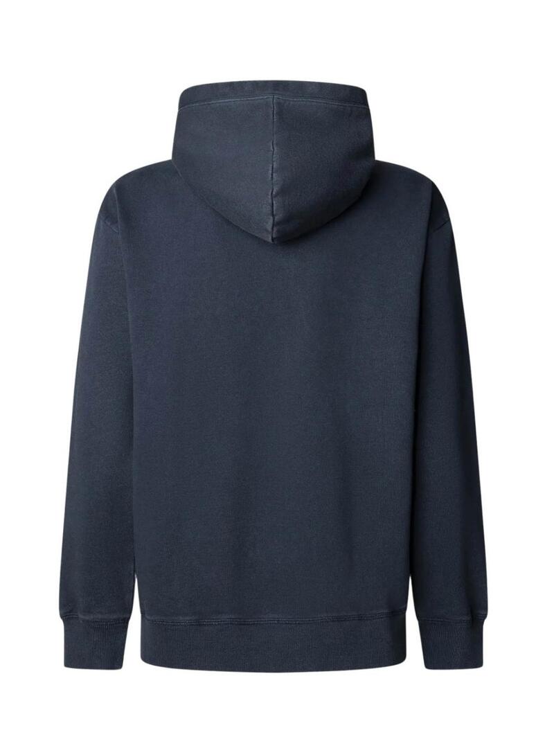 Felpa Pepe Jeans Gunner blu scuro per uomo