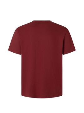 Maglietta Pepe Jeans Eggo rossa per uomo