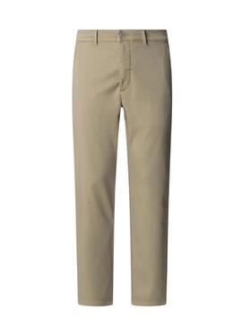 Pantaloni Pepe Jeans Gymdigo cinese beige per uomo