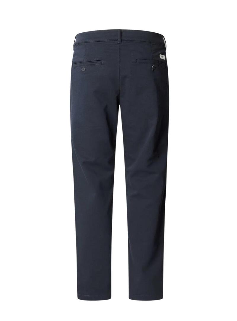 Pantaloni Pepe Jeans Gymdigo cinese blu per uomo