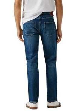 Pantaloni in denim Pepe Jeans blu per uomo