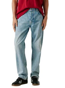 Pantaloni jeans Pepe Jeans Relaxed blu chiaro per uomo.