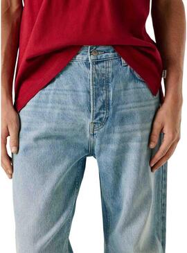 Pantaloni jeans Pepe Jeans Relaxed blu chiaro per uomo.