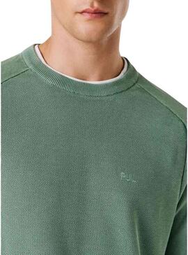 Maglia Pepe Jeans Fleet verde per uomo