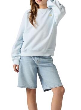 Felpa Levis Meet And Greet blu per bambina