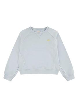 Felpa Levis Meet And Greet blu per bambina