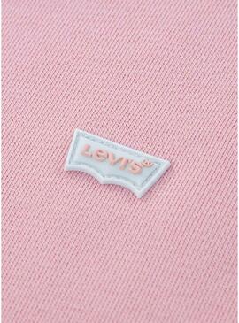 Felpa Levis Meet And Greet rosa per bambina