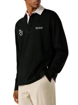 Polo Pepe Jeans Cameron nero per uomo