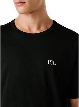 Maglietta Pepe Jeans Garret nera per uomo.