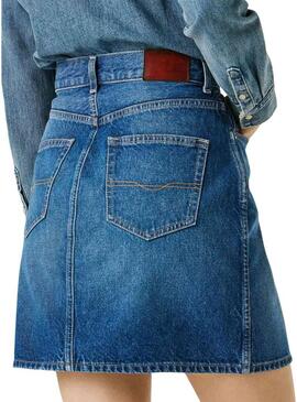 Gonna Pepe Jeans Lilly in denim per donna
