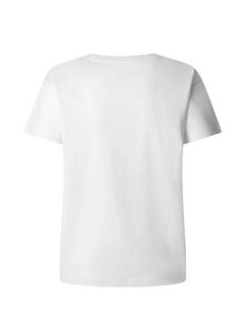 Maglietta Pepe Jeans Ban bianca per donna