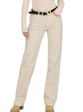Pantaloni di jeans Only Blush beige per donna