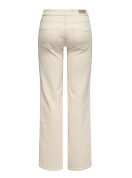 Pantaloni di jeans Only Blush beige per donna