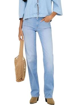 Pantaloni in denim Only Blush blu per donna.